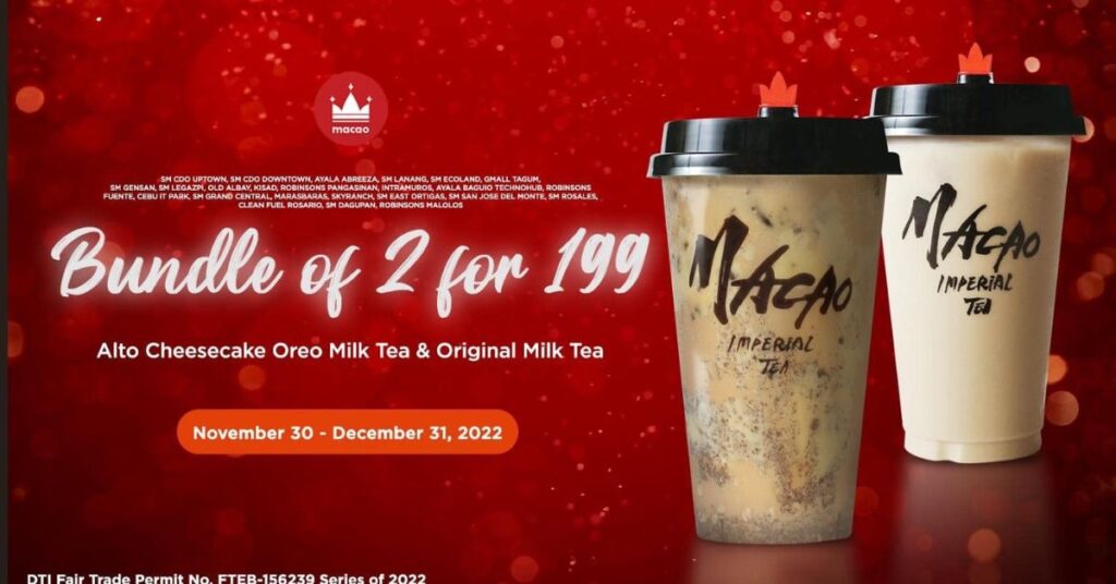 Macao Imperial Tea Promo Codes 2025