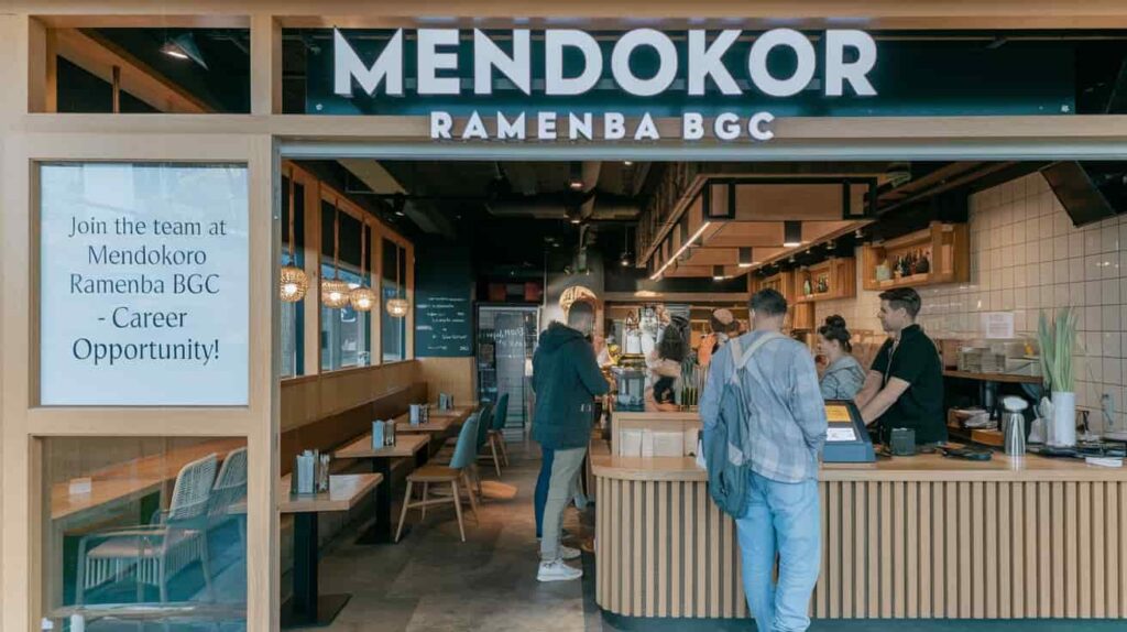 Join The Team At Mendokoro Ramenba Bgc – Career opportunity!