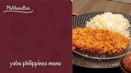 yabu philippines menu
